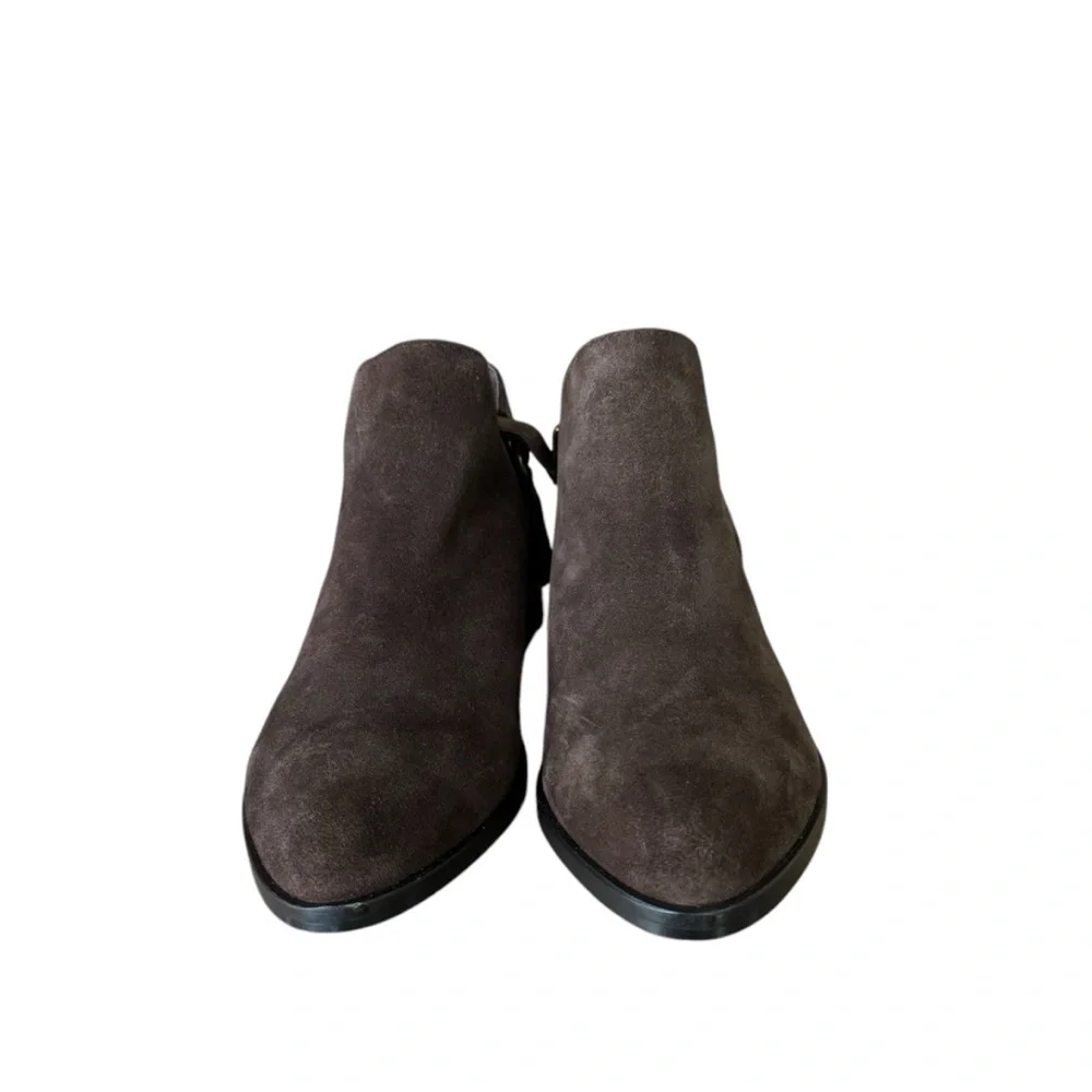 Very Volatile Los Angeles Suede Leather Upper Ankle Boots Double Sided Zipper